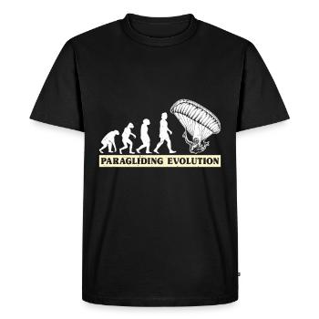 Paragliding Evolution Paragliders - Men's Premium Organic T-Shirt - black - Front - Nico (187cm)