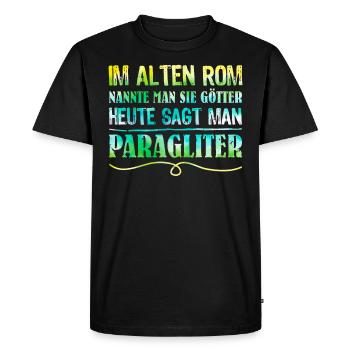 Paragliders Today they say paragliders - Men's Premium Organic T-Shirt - black - Front - Nico (187cm)