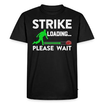 Chargement de grève... Veuillez patienter Bowling Spier - T-shirt Premium bio Homme - noir - Devant - Nico (187cm)