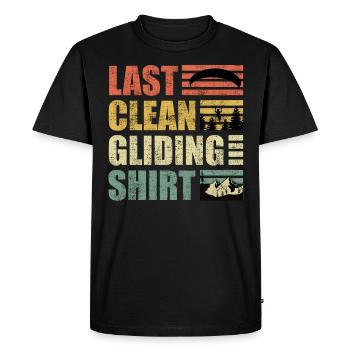 Parapente Dernière chemise de vol à voile propre - T-shirt Premium bio Homme - noir - Devant - Nico (187cm)