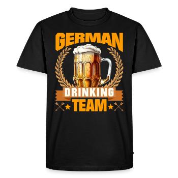 Équipe allemande de boissons Boarisches Bier München - T-shirt Premium bio Homme - noir - Devant - Nico (187cm)