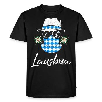 Lausbub Bayern Bayerisch Lausbua Shirt Herren - T-shirt Premium bio Homme - noir - Devant - Nico (187cm)