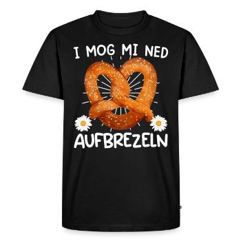 Bayerisch I Mog mi ned Aufbrezeln Deutsche - T-shirt Premium bio Homme - noir - Devant - Nico (187cm)