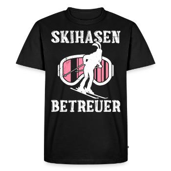 Ski Bunny Caretaker Snow Bunny Caretaker Women - Men's Premium Organic T-Shirt - black - Front - Nico (187cm)