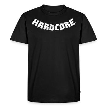 Hardcore - T-shirt Premium bio Homme - noir - Devant - Nico (187cm)