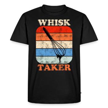 Boulanger Fouet Taker Baking Lover Pâte à pâtisserie - T-shirt Premium bio Homme - noir - Devant - Nico (187cm)