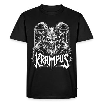 Krampus - Heavy Metal Style - T-shirt Premium bio Homme - noir - Devant - Nico (187cm)