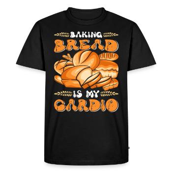 Baking Bread est mes fans de cuisson de pain cardio - T-shirt Premium bio Homme - noir - Devant - Nico (187cm)