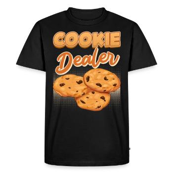 Cookie Dealer Bakery Baking Lovers Baking - Men's Premium Organic T-Shirt - black - Front - Nico (187cm)