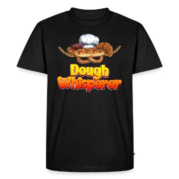 Dough Whisperer Amoureux de la pâtisserie Fans de pâtisserie Cuisson - T-shirt Premium bio Homme - noir - Devant - Nico (187cm)