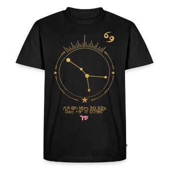 CANCER - T-shirt Premium bio Homme - noir - Devant - Nico (187cm)
