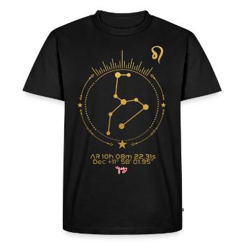 LION - T-shirt Premium bio Homme - noir - Devant - Nico (187cm)