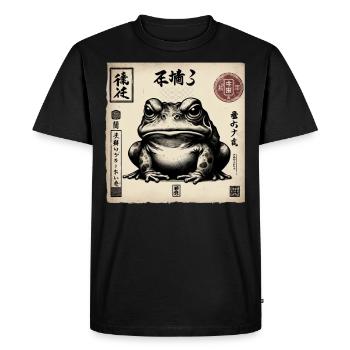 Silhouette classique amoureux des animaux propriétaire d’animaux - T-shirt Premium bio Homme - noir - Devant - Nico (187cm)