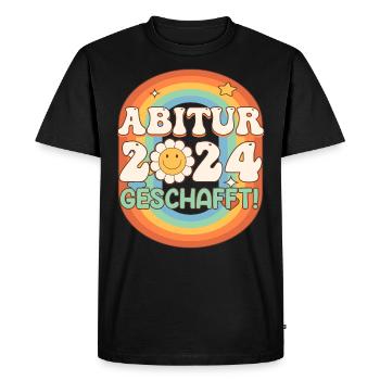 Abitur 2024 ABI Terminé Obtention du diplôme d’Abitur - T-shirt Premium bio Homme - noir - Devant - Nico (187cm)