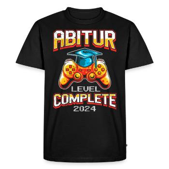 ABI Level Complete 2024 Fête de remise des diplômes Abitur - T-shirt Premium bio Homme - noir - Devant - Nico (187cm)