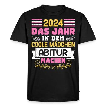 2024 L'année où les filles cool obtiennent leur diplôme d'études secondaires - T-shirt Premium bio Homme - noir - Devant - Nico (187cm)