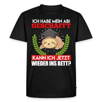 High School Graduates Have Passed My A-levels Funny - Men's Premium Organic T-Shirt - black - Front - Nico (187cm)