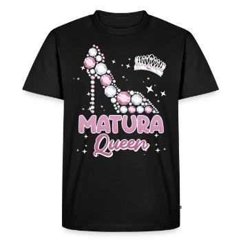 Diplômée du secondaire Matura Queen 2024 - T-shirt Premium bio Homme - noir - Devant - Nico (187cm)