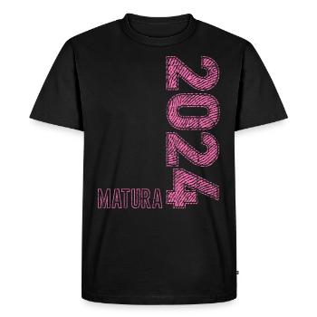 Matura 2024 Graduation Party Graduation - Men's Premium Organic T-Shirt - black - Front - Nico (187cm)