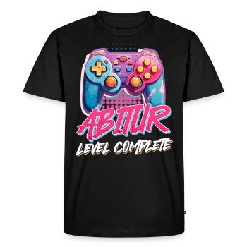 Diplômés du niveau Abitur 2024 Complete Gamer High School - T-shirt Premium bio Homme - noir - Devant - Nico (187cm)