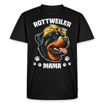 Rottweiler MAMA Rottweiler Propriétaire Rottie - T-shirt Premium bio Homme - noir - Devant - Nico (187cm)