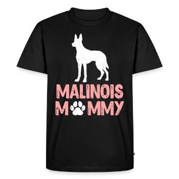 MALINOIS MAMI Chien Maman Berger Belge - T-shirt Premium bio Homme - noir - Devant - Nico (187cm)