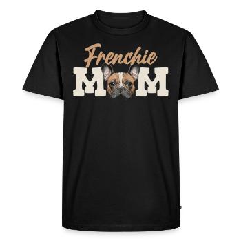Frenchie Mom French Bulldog Owner - Men's Premium Organic T-Shirt - black - Front - Nico (187cm)