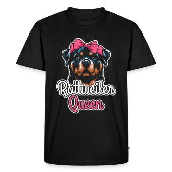 ROTTWEILER QUEEN Rottie Propriétaire Rotti Femmes Rotti - T-shirt Premium bio Homme - noir - Devant - Nico (187cm)