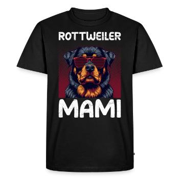 ROTTWEILER MUMMY Propriétaire de Rottie Ami Rottweiler - T-shirt Premium bio Homme - noir - Devant - Nico (187cm)