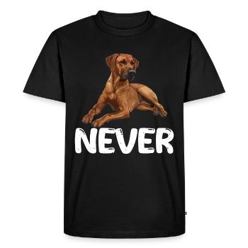Rhodesian Ridgeback JAMAIS Sture Ridgebacks - T-shirt Premium bio Homme - noir - Devant - Nico (187cm)