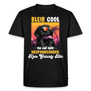 Newfie RESTEZ AU FRAIS PAS D’OURS GRIZZLY JUSTE UN - T-shirt Premium bio Homme - noir - Devant - Nico (187cm)