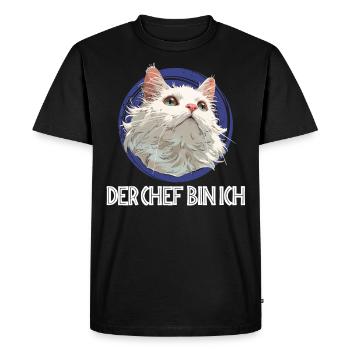 Fourgon turc LE PATRON, C’EST MOI Drôle de Fourgonnette turque - T-shirt Premium bio Homme - noir - Devant - Nico (187cm)