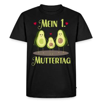 Mother-to-be 1st Mother's Day Soon Mom - Men's Premium Organic T-Shirt - black - Front - Nico (187cm)