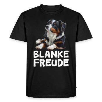Berger Australien PURE JOIE AUSSIE - T-shirt Premium bio Homme - noir - Devant - Nico (187cm)