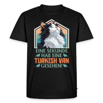 Fourgon turc UNE SECONDE AVOIR UN VAN TURC - T-shirt Premium bio Homme - noir - Devant - Nico (187cm)
