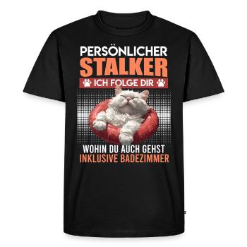 Turc Van HARCELEUR PERSONNEL JE TE SUIS - T-shirt Premium bio Homme - noir - Devant - Nico (187cm)