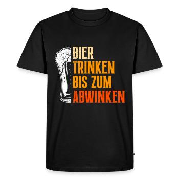 Buvez de la bière jusqu’à ce que vous tombiez Bavaria Beer Tent - T-shirt Premium bio Homme - noir - Devant - Nico (187cm)