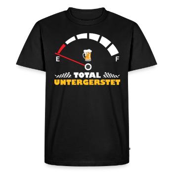 Des buveurs de bière totalement sous-gersted en Bavière - T-shirt Premium bio Homme - noir - Devant - Nico (187cm)