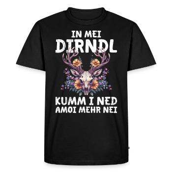 Mon dirndl ne convient plus au dirndl de remplacement - T-shirt Premium bio Homme - noir - Devant - Nico (187cm)
