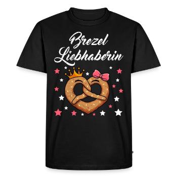Pretzel Queen Pretzel Queen Bavarian Woman - Men's Premium Organic T-Shirt - black - Front - Nico (187cm)