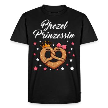 Bretzel Princesse - T-shirt Premium bio Homme - noir - Devant - Nico (187cm)