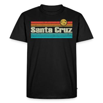 Santa Cruz - T-shirt Premium bio Homme - noir - Devant - Nico (187cm)