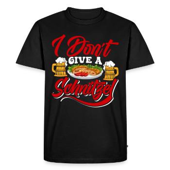 Münchner Volksfest I DON’T GIVE A SCHNITZEL Lustig - T-shirt Premium bio Homme - noir - Devant - Nico (187cm)