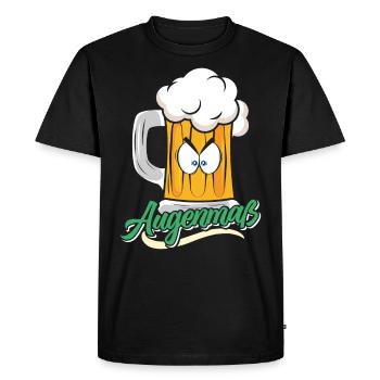 Munich Folk Festival AUGENMAẞ Funny Beer Tent - Men's Premium Organic T-Shirt - black - Front - Nico (187cm)