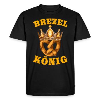 Münchner Volksfest BREZEL KÖNIG Lustiges - T-shirt Premium bio Homme - noir - Devant - Nico (187cm)