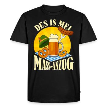 Münchner Volksfest MEI MASS-ANZUG Lustiges - T-shirt Premium bio Homme - noir - Devant - Nico (187cm)