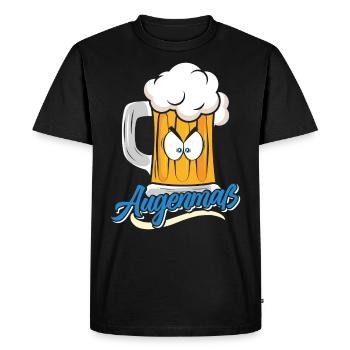 Festival folklorique de Munich AUGENMAẞ Funny Beer Tent - T-shirt Premium bio Homme - noir - Devant - Nico (187cm)