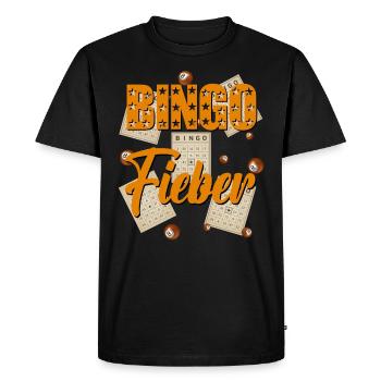 Bingo Play BINGO FEVER Funny Bingo Player - Men's Premium Organic T-Shirt - black - Front - Nico (187cm)