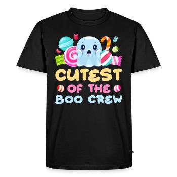 Halloween Costume CUTEST OF THE BOO CREW Funny - Men's Premium Organic T-Shirt - black - Front - Nico (187cm)