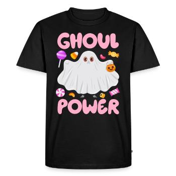 Halloween Costume GHOUL POWER Halloween Party - Men's Premium Organic T-Shirt - black - Front - Nico (187cm)